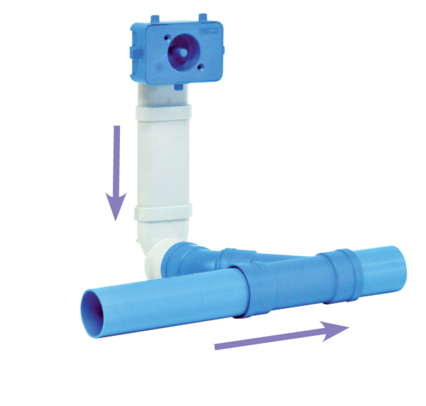 Zentralstaubsauger Flachrohradapter Zentralstaubsauger Flachrohradapter